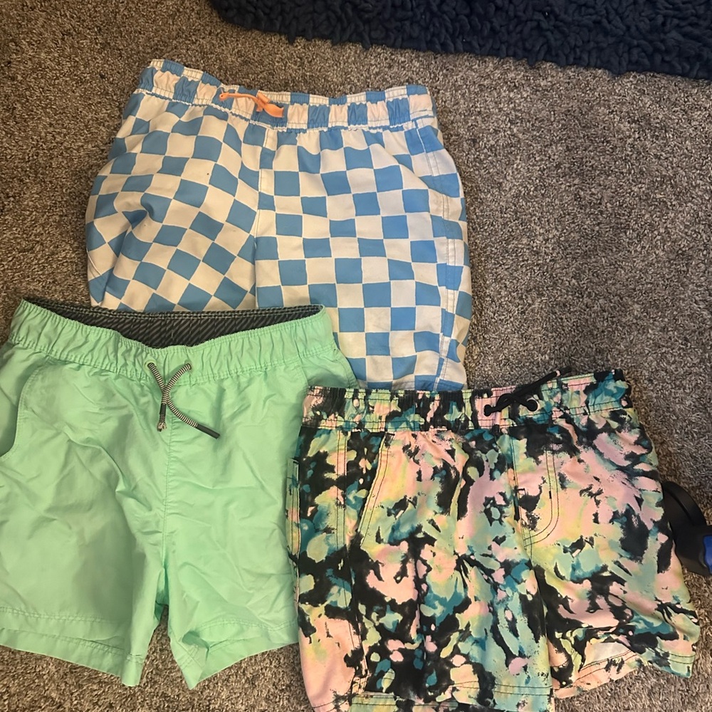 Colorful boys Swim Shorts Trio